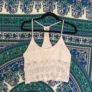 racerback white tank